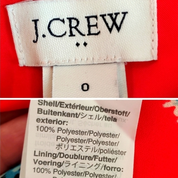 J.Crew Red Dandelion Floral Dress - Picture 15 of 15